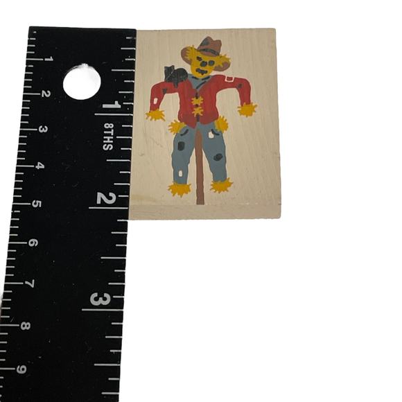 Scarecrow Faline Cat's Meow Shelf Sitter Accessory Fall - Picture 4 of 9